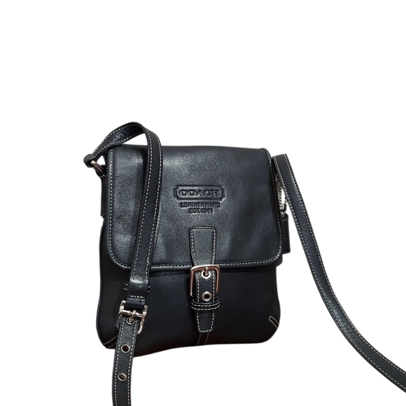 Coach Vintage Leather Messenger Crossbody No. 9353 EUC - Picture 3 of 10